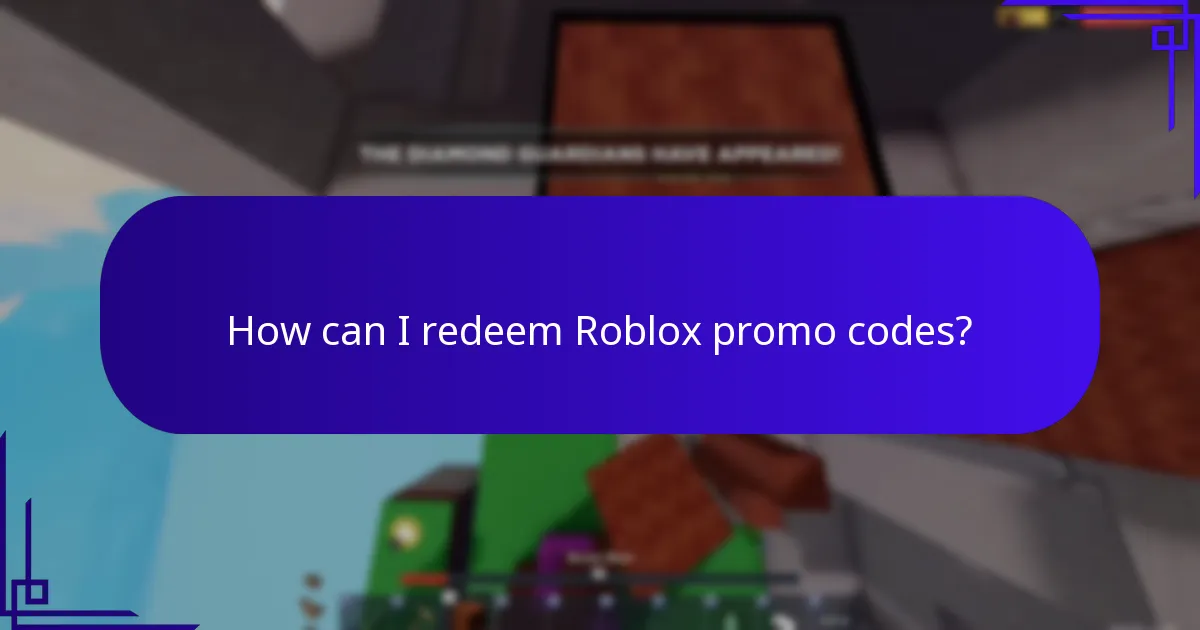 How can I redeem Roblox promo codes?